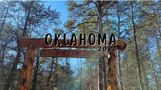 2022 Oklahoma: Beaver Bend State Park - Cedar Bluff Trail