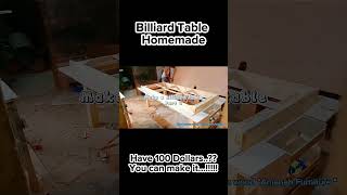 Pool table homemade #ideas #woodworking #diy #shorts #viral #homemade #trending #pool #tutorial