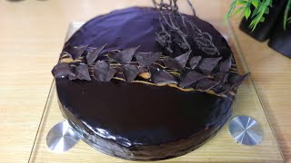 كيكة عيد ميلاد بالشوكولا بأسهل طريقة صدقوني /#Gateau au Chocolat tres moelleux, Ganache tres simple