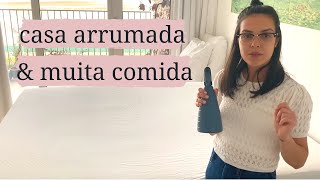 organizando a casa, recebendo visitas, pizza caseira e pudim lisinho: meu sábado | Talita Ramos