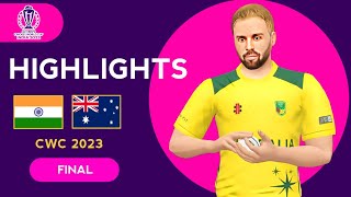 Final - India vs Australia World Cup 2023 Final Match Highlights | IND vs AUS Final Match|