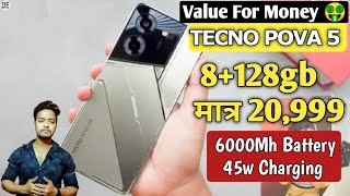 Killer 🔥Tecno Pova 5 Review नेपालीमा | Tecno Pova 5 Price In Nepal | G99 🔥50MP & 6000mah battery