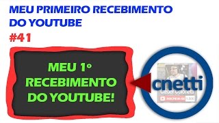 Meu 1º Recebimento do YOUTUBE | Cleber Colonetti #41