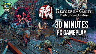 Kunitsu-Gami: Path of the Goddess | 30 Minutes of PC Gameplay (4K @ 60  FPS) - No Commentary