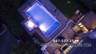 Elmhurst, IL Aerial Video of Swimming Pool