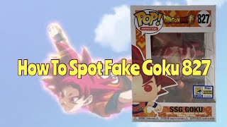 How To Spot Fake SSG Goku 827 Funko Pop | Review With Authentic Pop | Available For Sale