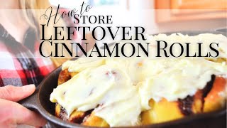 How to Store Cinnamon Rolls | Freezing Cinnamon Rolls | How to Keep Cinnamon Rolls Fresh