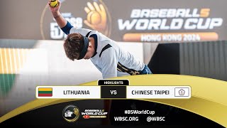 Highlights | Game 7 LTU v TPE | WBSC Baseball5 World Cup 2024