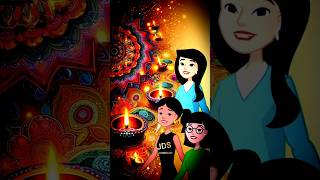 "Diwali Ka Chamatkar: Lakshmi Ji Ka Aashirwad!" #shorts #shortfeed #diwali #cartoon #love #status