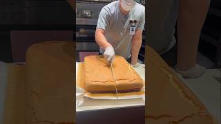 Amazing Jiggly Cake Cutting 🫨#jigglycheesecake #jiggly #koreanstreetfood