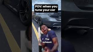 POV: When you tune your car 😂 #cartok #carmemes