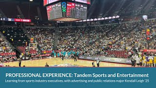 Professional Experience Spotlight: Learning from sports industry executives, with Kendall Leigh ’25