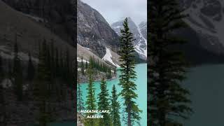 Beautiful Moraine Lake in Alberta, Canada #shorts #Canada #Banff #2021 #morainelake #summer #travel