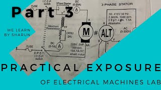 To determine voltage regulation of 3-ph alternator by OC & SC test : Synchronous Impedance Method