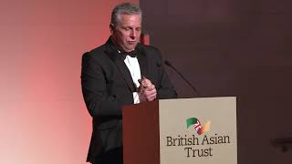 Richard Hawkes, Chief Executive, British Asian Trust at the Annual Reception & Dinner 2022.