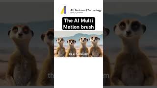 Bring AI generated Images to Life with Runways new AI Motion brush  #shorts