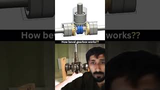 How bevel gearbox works ? #automobile #diy #mechanic #shortvideo