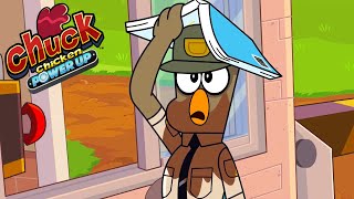 Chuck Chicken Power Up 🐔 All Best episodes in a row | Chuck Chicken Cartoons