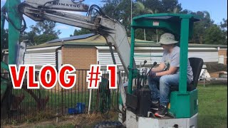 Vlog #1 - Driving Excavators/Tractors