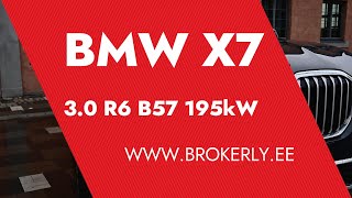 BMW X7 G07 / CW81 Individual 3.0 R6 B57 195kW - CAR FOR SALE