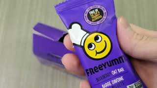 Review Freeyum Blueberry Soft Baked Bars Dairy Gluten Nut Free