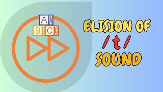 Elision of /t/ Sound in English| Correct Your Pronunciation| Phonetics and Phonology