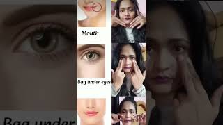 Bags under eyes, mouth wrinkles #faceyogaexercises #fac#beauty #faceyoga #skincare #faceyogaroutine