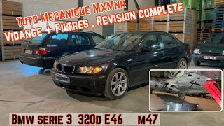 Tuto mécanique - Vidange + Filtres Bmw Série 3 320d e46 M47