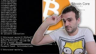 Recover your Bitcoin Core wallet password with btcrecover