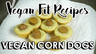 Vegan Corn Dogs and Corn Dog Muffins | Homemade Fried vs Baked Corndog Recipes