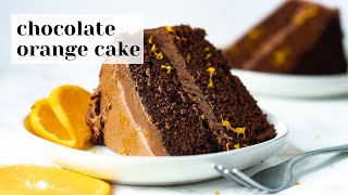 Chocolate Orange Cake Recipe - Moist Chocolate Cake with Orange