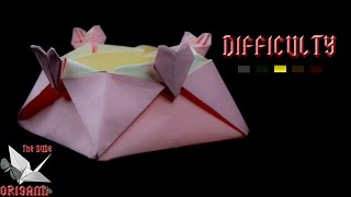 [ORIGAMI TUTORIAL] Heart Box (Star Box Variant - Jo Nakashima) || Boxes/Easy/Valentine's Day