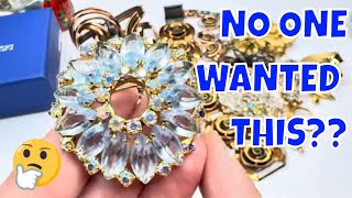 These Didn't Sell At An Estate Sale!  Amazing Vintage Jewelry Leftovers No One Wanted!