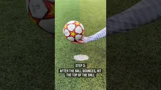 Half volley tutorial 😍😱 | It help to shoot long😱  #short | | #ytshort | | #football | | #tutorial |