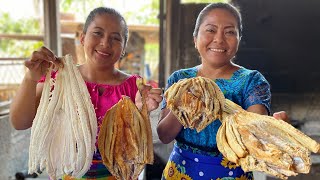 Pescado forrado para la semana santa/Hermanas Sajvin