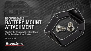 Nitrous Outlet Rechargeable Battery Mount Race-Light Attachment