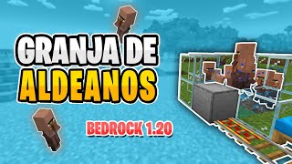 GRANJA de ALDEANOS INFINITOS para MINECRAFT BEDROCK 1.20