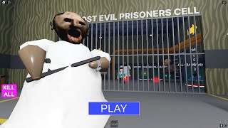 GRANNY BARRY'S PRISON RUN Obby New Update Roblox - All Bosses Battle All Morphs FULL GAME #roblox