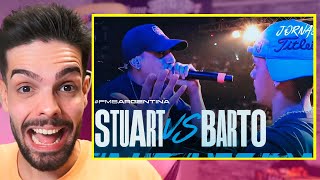 🔥STUART DIO una CLASE de FREESTYLE en FMS🔥 *STUART vs BARTO en FMS ARGENTINA*