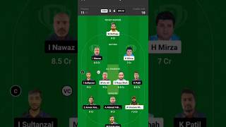 KWM vs AFG-XI match dream11 team production। KWM vs AFG-XI match dream 11 team।#shorts #ytshorts