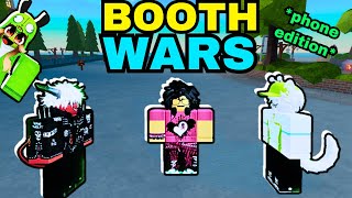 Roblox Booth Game Phone Wars...