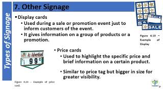 Types of in store signage - II | Retail Services