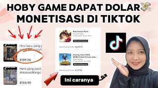 CARA DIGAJI TIKTOK DARI KONTEN GAME | MAIN GAME DAPAT DOLAR DI TIKTOK ✅💸💸