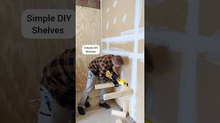 Easy Garage Shelf