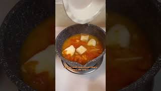 Simple Tomato Seafood Noodle Soup 🍅🍜 #foodie #homemade #cooking #yummy #lunch #shorts