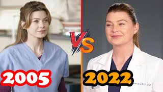 Grey's Anatomy 2005 Cast Then and Now 2022 ★ How They Changed