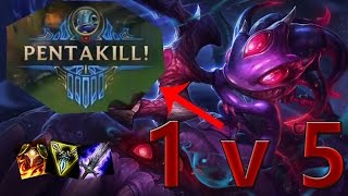 FIZZ AD 1V5 PENTAKILL