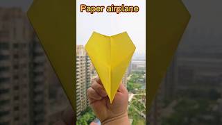 #shorts Throw a paper airplane that flies high and far #paper #paperplane #papercrafts #origami