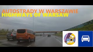 Autostrady w Warszawie  (Polska) przysp 2 x / Highways in Warsaw  (Poland)  2 x Timpls./