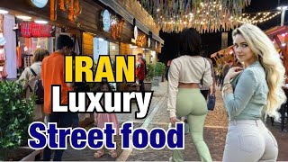 Luxury Nightlife In Iran🇮🇷 Walking Luxury Street Food | vlogایران